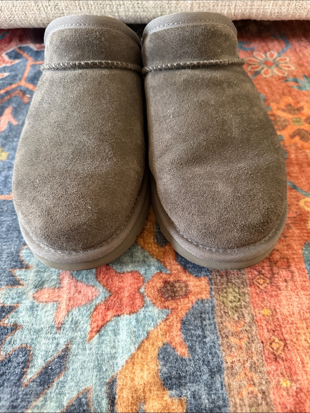 UGG Women’s Gray Suede Slip-On Clog - Picture 5 of 5